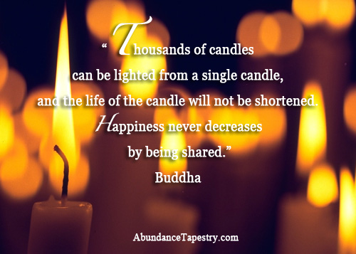 light a thousand candles