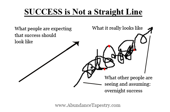 success is not a straight line