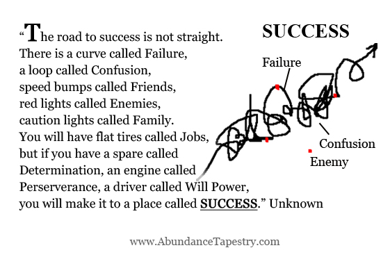 success is not a straight line