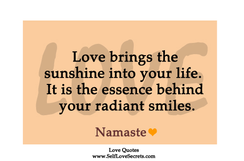 love quote for inspiration sunshine