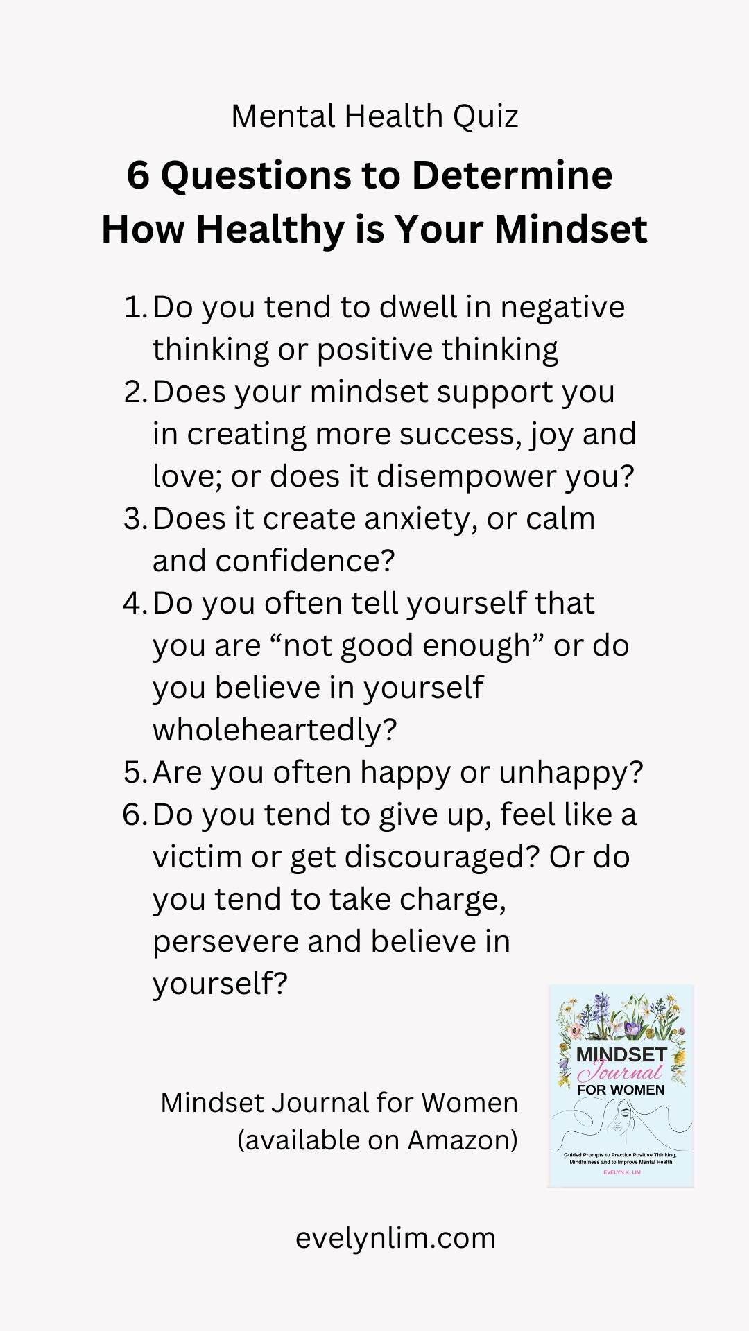 Mindset Quiz for Mental Health