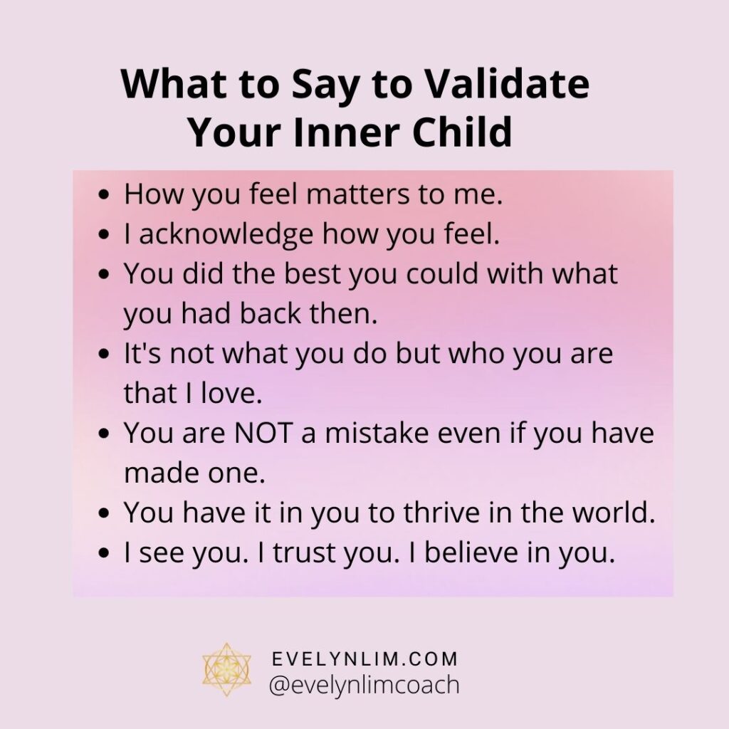What to Say to Validate Your Inner Child