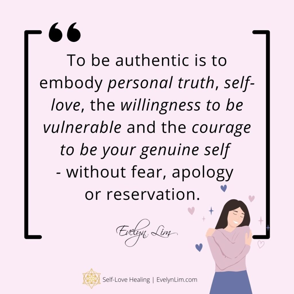 What aligning with authentic self means