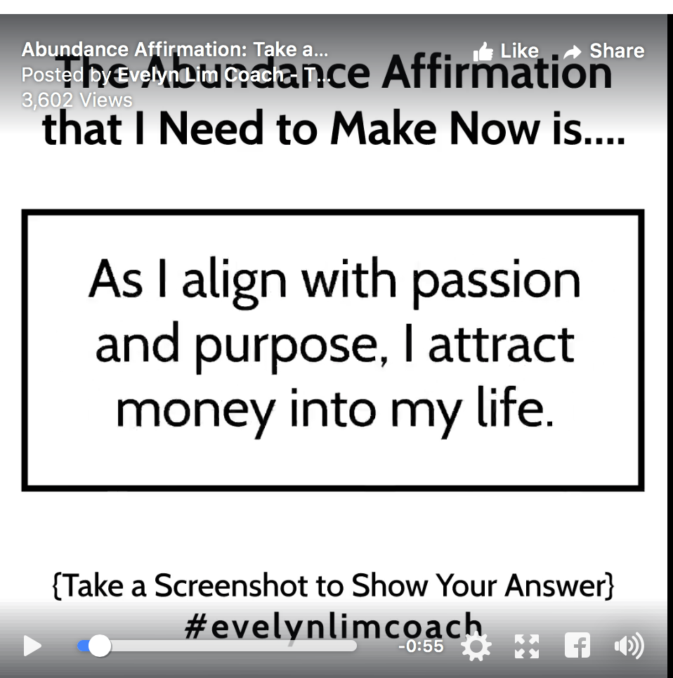 my abundance affirmation for today