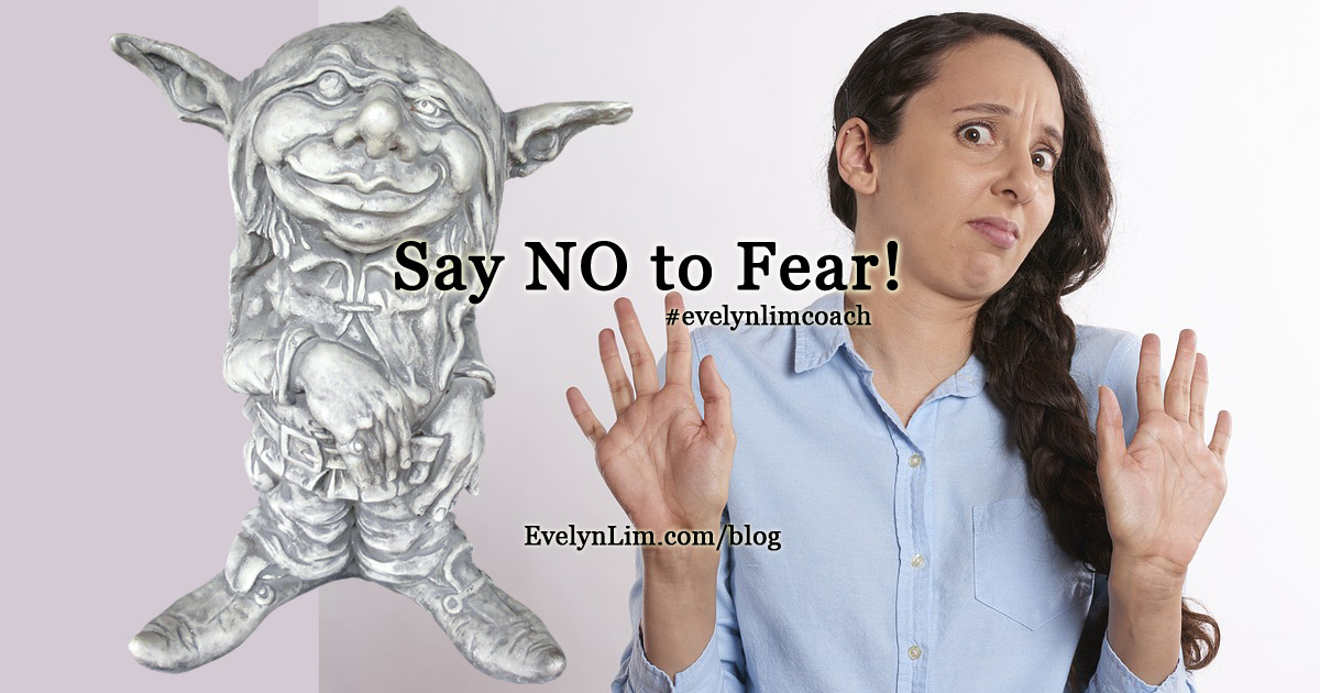 say no to fear