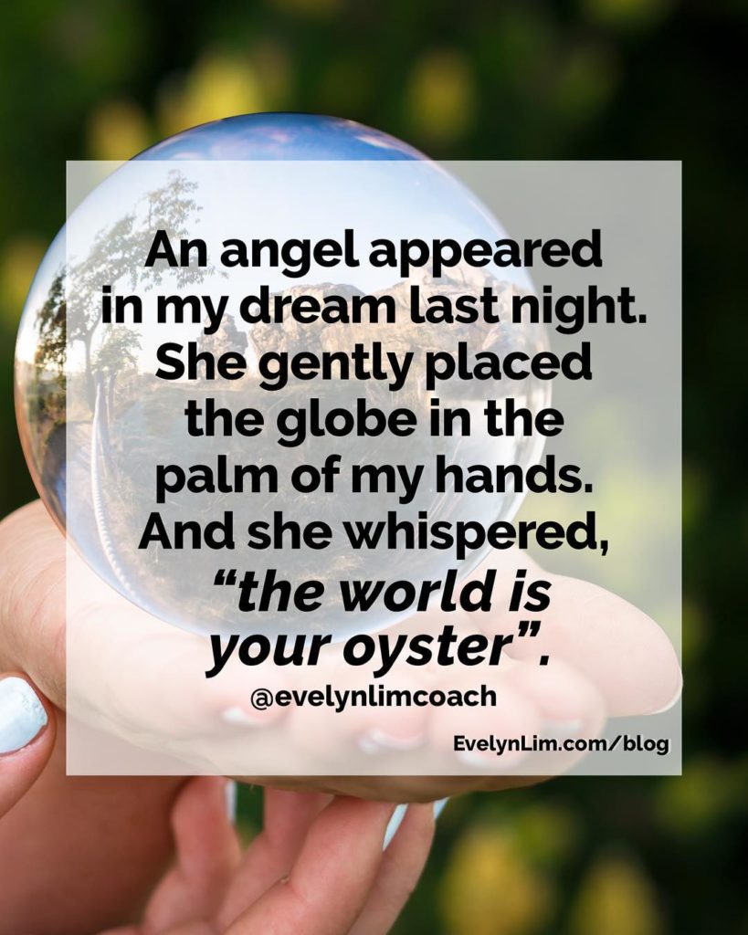 the world is your oyster quote